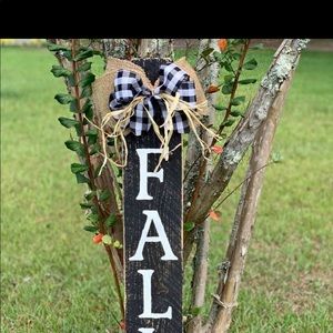 “fall” sign